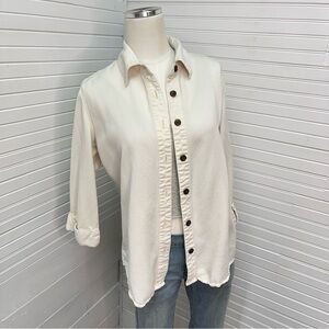 Pulp Cream Tencel Button Down Shirt